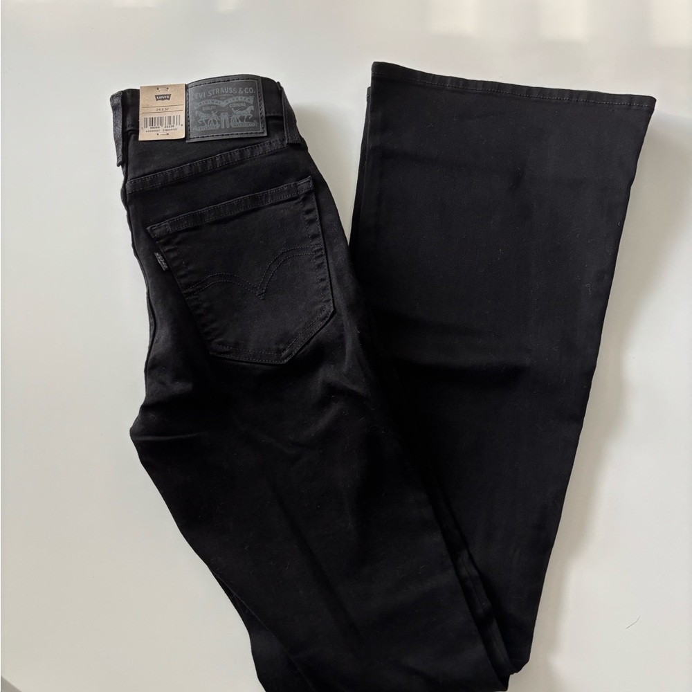 Levi's Women's Black Flare Jeans